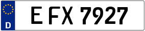 Truck License Plate